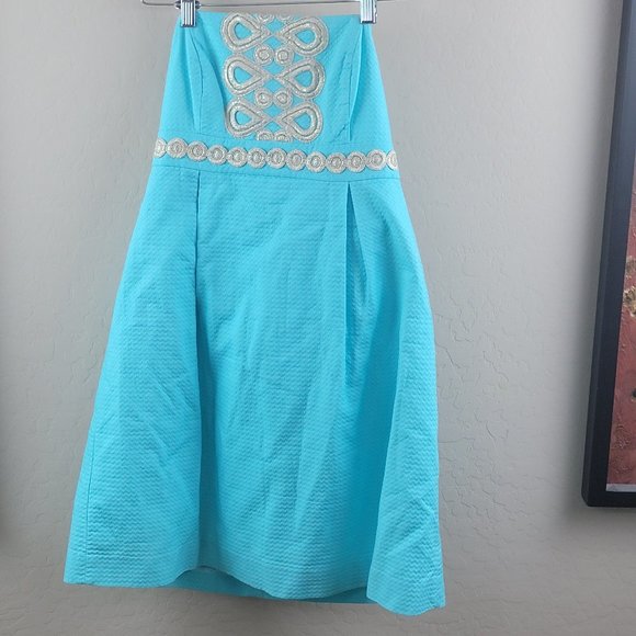 Lilly Pulitzer Betsey Wave Jacquard Dress - Picture 3 of 10